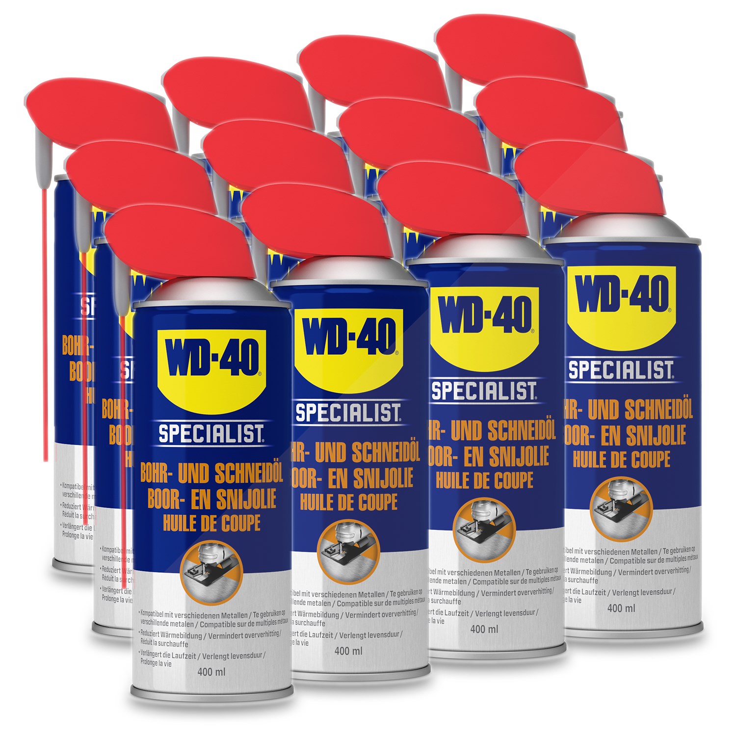 Wd-40 12x 400ml Bohr- & Schneidöl [Hersteller-Nr. 49109/NBA]