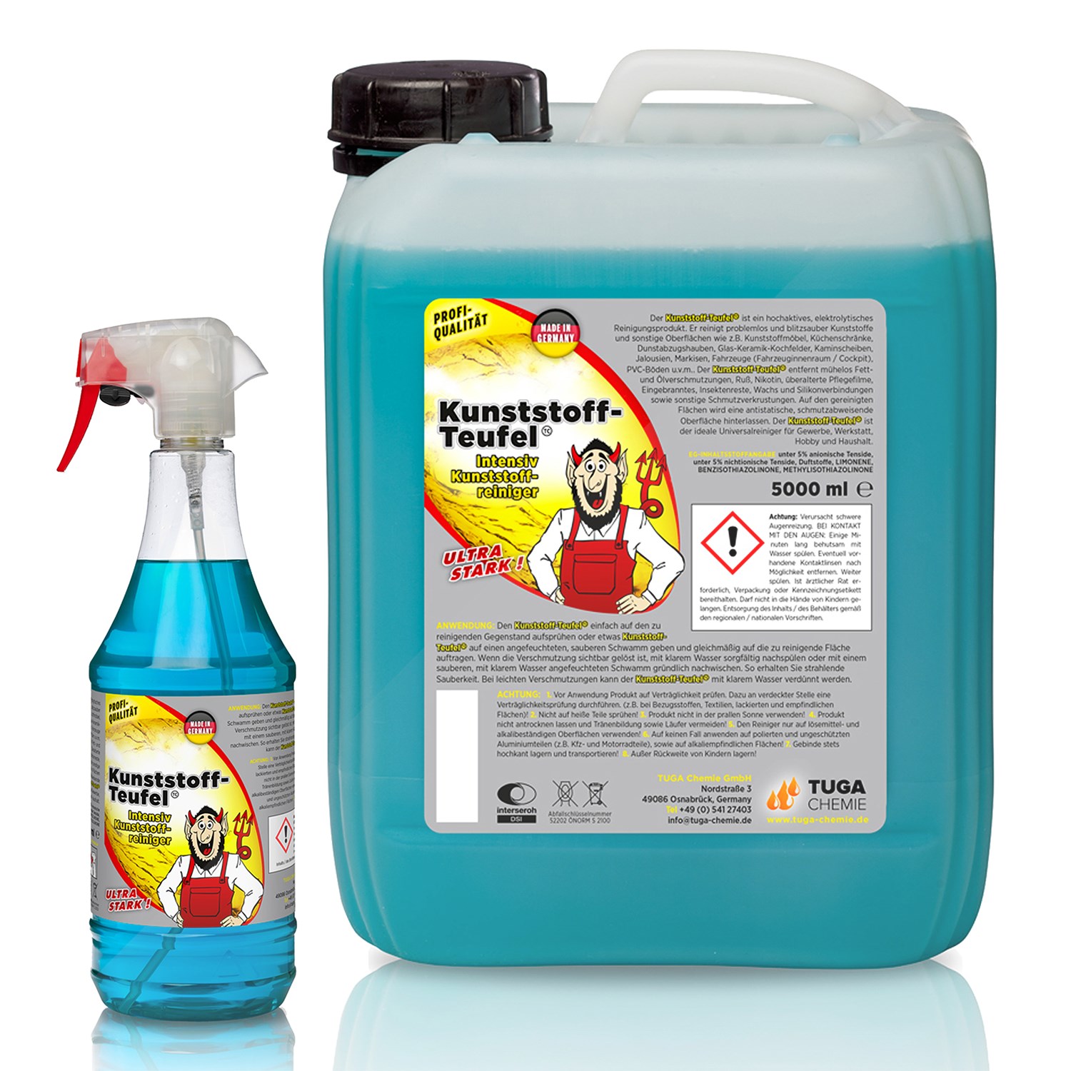Tuga Chemie 6 L Kunststoff-Teufel® Universalreiniger [Hersteller-Nr. KT-5-D]