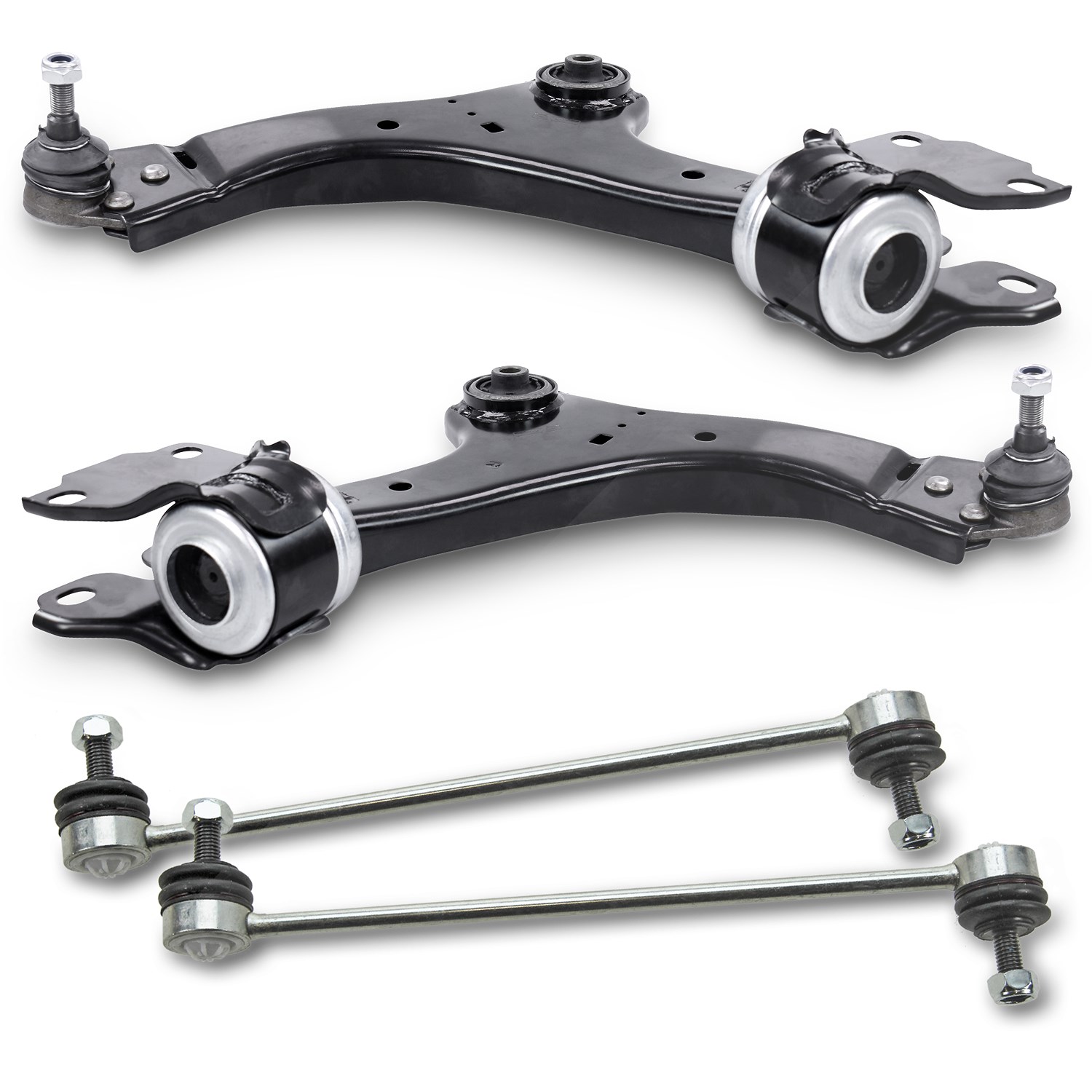 Bestprice 2x Querlenker + 2x Koppelstange vorne [Hersteller-Nr. 40379535] für Volvo, Ford