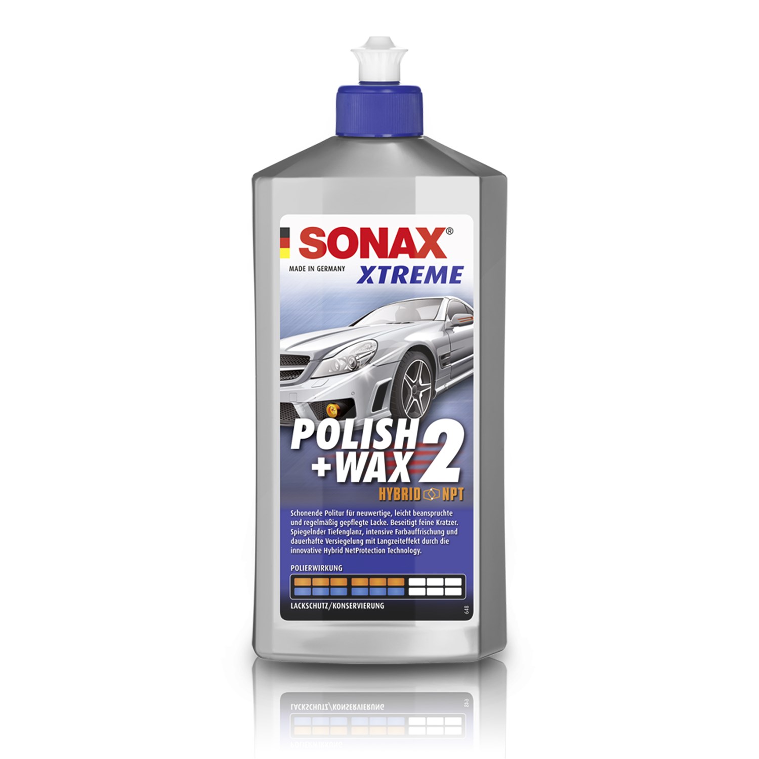Sonax 1x 500ml XTREME Polish & Wax 2 Hybrid NPT [Hersteller-Nr. 02072000]