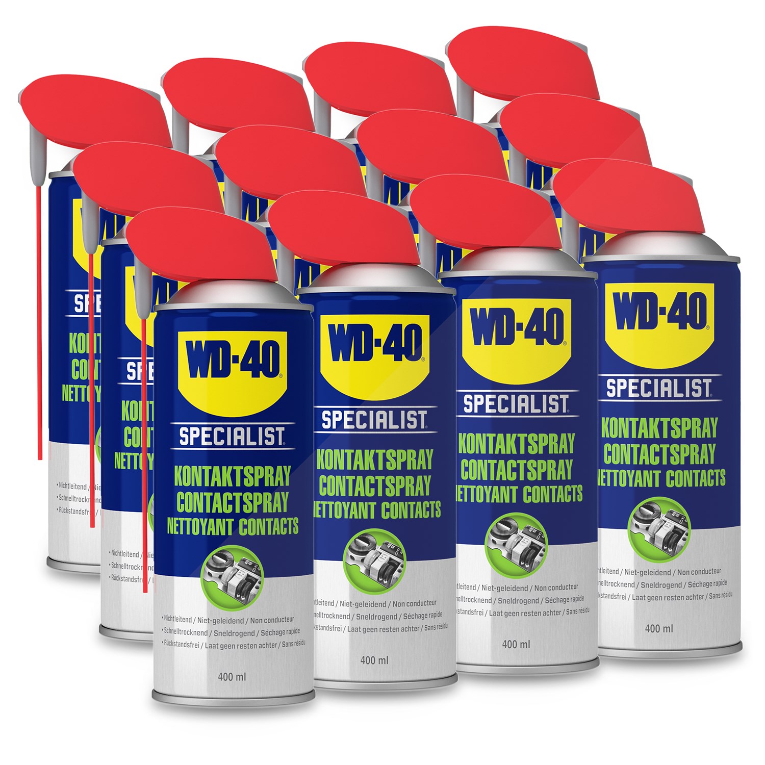 Wd-40 12x 400ml Kontaktspray [Hersteller-Nr. 49368/25NBA]