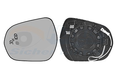 Van Wezel Spiegelglas, Außenspiegel [Hersteller-Nr. 1809837] für Ford