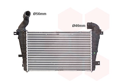 Van Wezel Ladeluftkühler [Hersteller-Nr. 37014712] für Opel