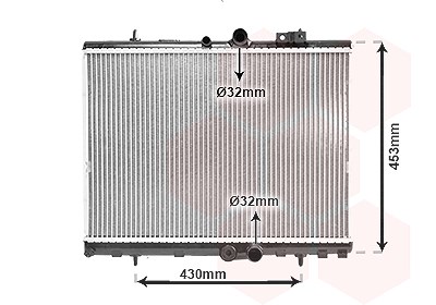 Van Wezel Kühler, Motorkühlung [Hersteller-Nr. 09002312] für Citroën