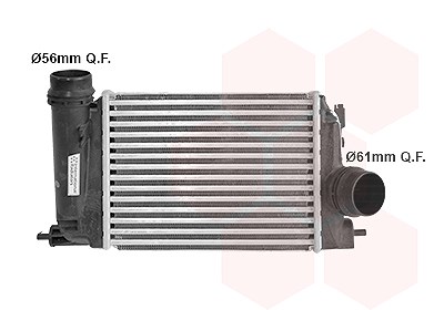 Van Wezel Ladeluftkühler [Hersteller-Nr. 13014704] für Nissan, Renault