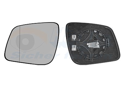 Van Wezel Spiegelglas, Außenspiegel [Hersteller-Nr. 3018837] für Mercedes-Benz