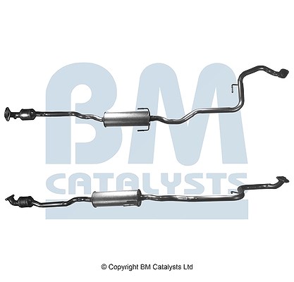Bm Catalysts Katalysator [Hersteller-Nr. BM92592H] für Toyota