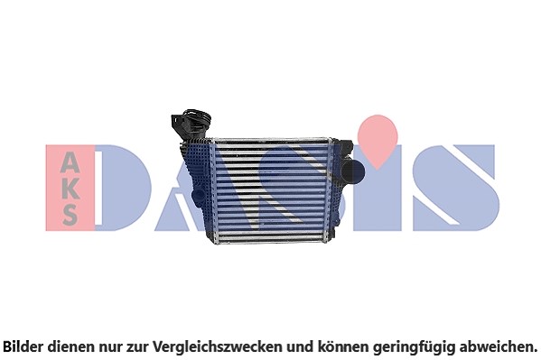 Aks Dasis Ladeluftkühler [Hersteller-Nr. 177023N] für Porsche