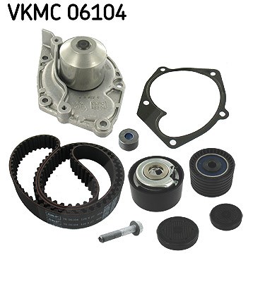 Skf Wasserpumpe + Zahnriemensatz [Hersteller-Nr. VKMC06104] für Renault