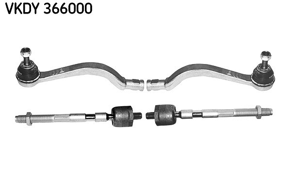 Skf Reparatursatz, Axialgelenk Spurstange [Hersteller-Nr. VKDY366000] für Renault, Dacia