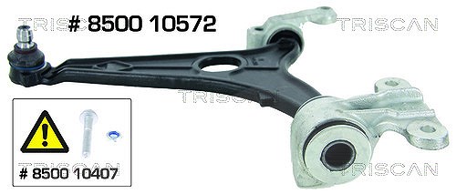 Kawe Lenker, Radaufhängung [Hersteller-Nr. 850010572] für Peugeot, Fiat, Citroën, Lancia, Toyota