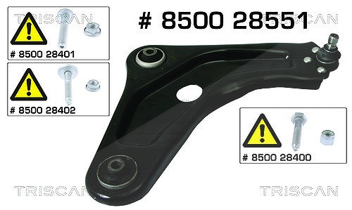 Kawe Lenker, Radaufhängung [Hersteller-Nr. 850028551] für Ds, Citroën, Peugeot