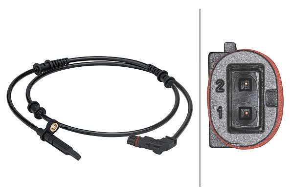 Hella Sensor, Raddrehzahl [Hersteller-Nr. 6PU012679-481] für Mercedes-Benz