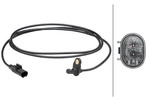 Hella Sensor, Raddrehzahl [Hersteller-Nr. 6PU012679-591] für Mercedes-Benz