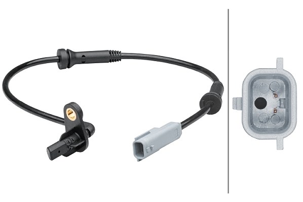 Hella Sensor, Raddrehzahl [Hersteller-Nr. 6PU012679-221] für Renault, Dacia