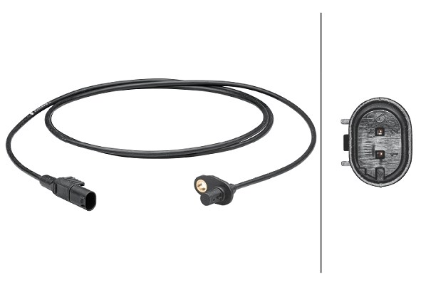 Hella Sensor, Raddrehzahl [Hersteller-Nr. 6PU012679-581] für Mercedes-Benz