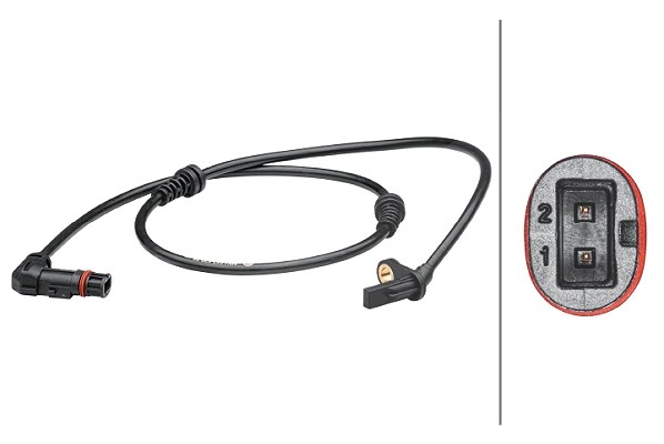 Hella Sensor, Raddrehzahl [Hersteller-Nr. 6PU012679-361] für Mercedes-Benz