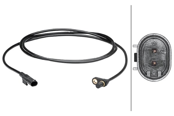 Hella Sensor, Raddrehzahl [Hersteller-Nr. 6PU012679-141] für Mercedes-Benz