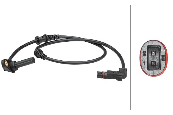 Hella Sensor, Raddrehzahl [Hersteller-Nr. 6PU012679-501] für Mercedes-Benz