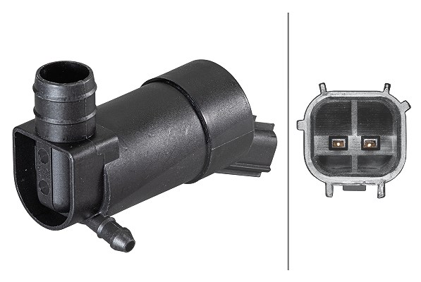 Hella Waschwasserpumpe, Scheibenreinigung [Hersteller-Nr. 8TW006848-171] für Ford, Volvo