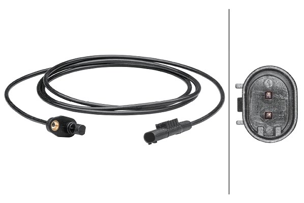 Hella Sensor, Raddrehzahl [Hersteller-Nr. 6PU012679-401] für VW, Mercedes-Benz