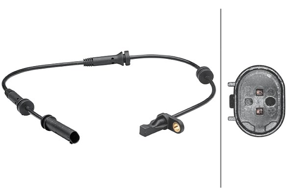 Hella Sensor, Raddrehzahl [Hersteller-Nr. 6PU012679-301] für BMW