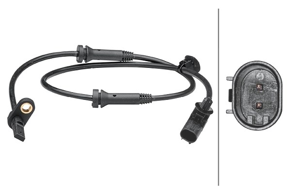 Hella Sensor, Raddrehzahl [Hersteller-Nr. 6PU012679-241] für Peugeot, Citroën
