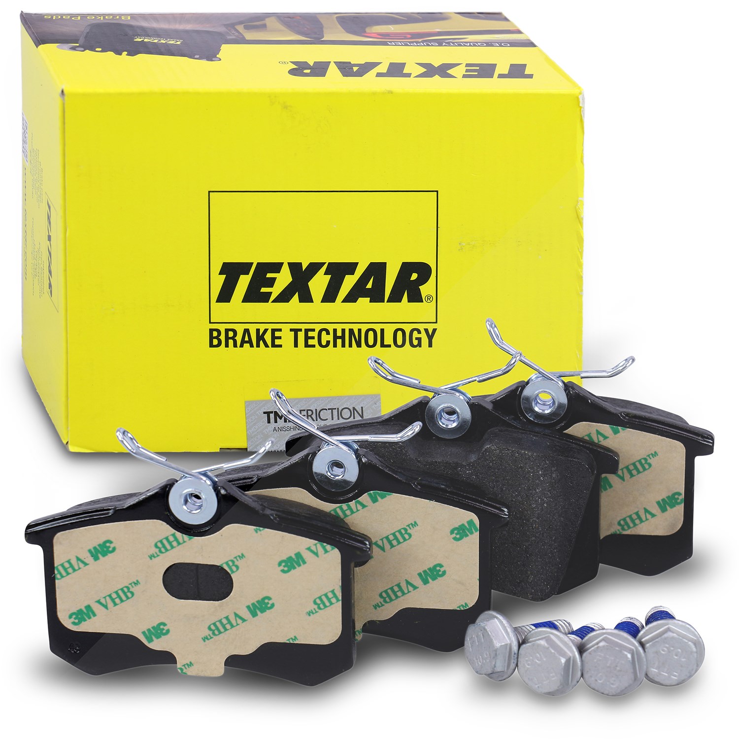 Textar Bremsbelagsatz hinten [Hersteller-Nr. 2355402] für VW, Shuanghuan, Fiat, Citroën, Ford, Seat, Peugeot, Ds, Audi, Lancia, Mg, Skoda