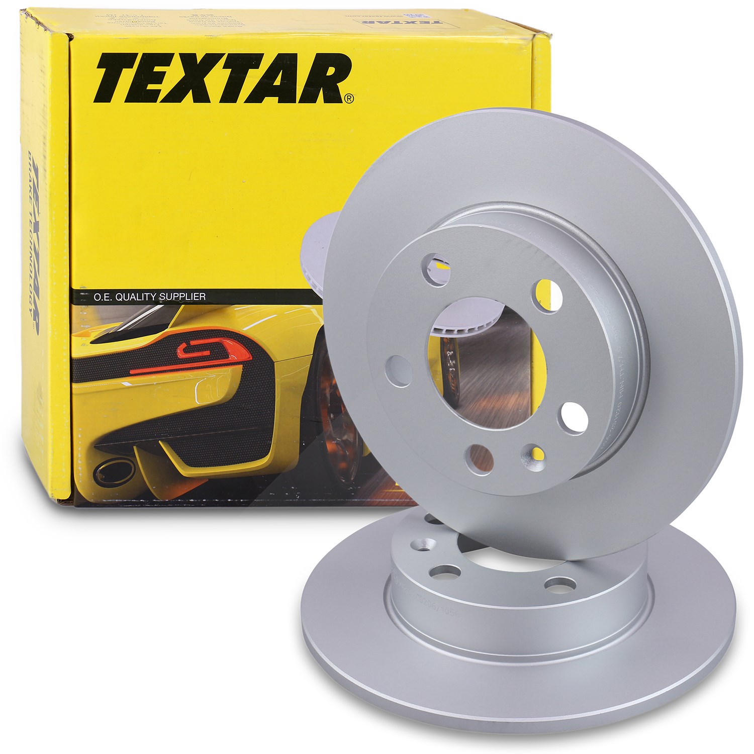 Textar Bremsscheibe voll hinten [Hersteller-Nr. 92082503] für Seat, Skoda, Audi, VW