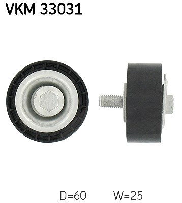 Skf Umlenk-/Führungsrolle, Keilrippenriemen [Hersteller-Nr. VKM33031] für Peugeot, Fiat, Citroën