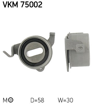 Skf Spannrolle, Zahnriemen [Hersteller-Nr. VKM75002] für Mitsubishi