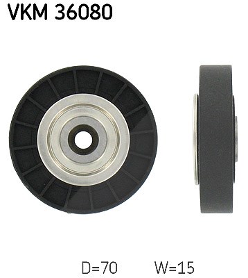 Skf Umlenk-/Führungsrolle, Keilrippenriemen [Hersteller-Nr. VKM36080] für Renault
