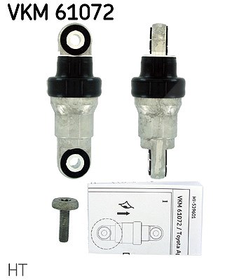 Skf Spannrolle, Keilrippenriemen [Hersteller-Nr. VKM61072] für Toyota, Nissan, Honda