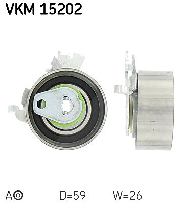 Skf Spannrolle, Zahnriemen [Hersteller-Nr. VKM15202] für Lada, Chevrolet, Opel, Bedford, Vauxhall, Daewoo