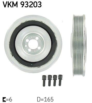 Skf Riemenscheibe, Kurbelwelle [Hersteller-Nr. VKM93203] für Alfa Romeo, Lancia, Saab, Cadillac, Opel, Fiat, Vauxhall