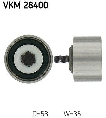 Skf Umlenk-/Führungsrolle, Zahnriemen [Hersteller-Nr. VKM28400] für Plymouth, Dodge, Jeep, Chrysler