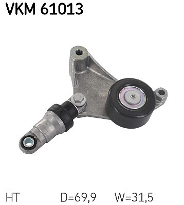 Skf Spannrolle, Keilrippenriemen [Hersteller-Nr. VKM61013] für Toyota