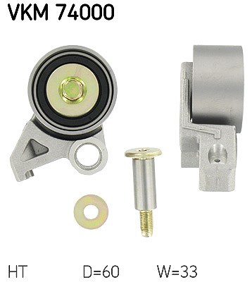 Skf Spannrolle, Zahnriemen [Hersteller-Nr. VKM74000] für Ford Usa, Mazda