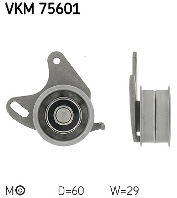 Skf Spannrolle, Zahnriemen [Hersteller-Nr. VKM75601] für Kia, Hyundai, Mitsubishi