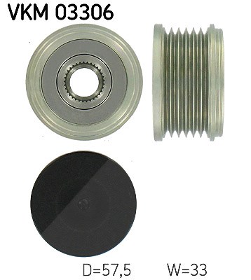 Skf Generatorfreilauf [Hersteller-Nr. VKM03306] für Peugeot, Citroën, Fiat