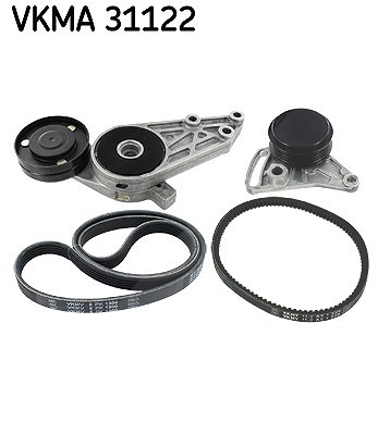 Skf Keilrippenriemensatz [Hersteller-Nr. VKMA31122] für VW, Skoda, Audi