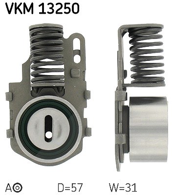 Skf Spannrolle, Zahnriemen [Hersteller-Nr. VKM13250] für Lancia, Peugeot, Fiat, Citroën