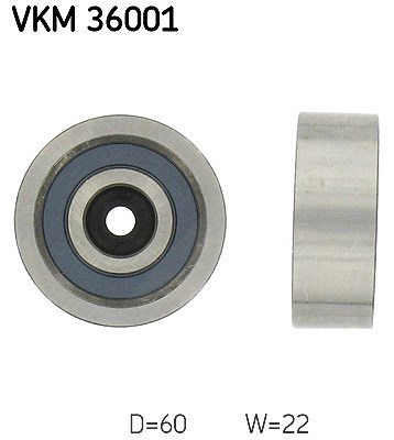 Skf Umlenk-/Führungsrolle, Keilrippenriemen [Hersteller-Nr. VKM36001] für Iveco, Renault Trucks, Renault