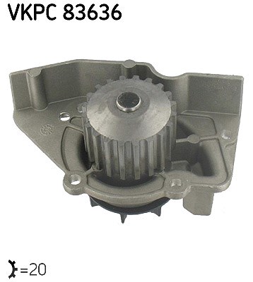 Skf Wasserpumpe [Hersteller-Nr. VKPC83636] für Citroën, Fiat, Peugeot, Lancia