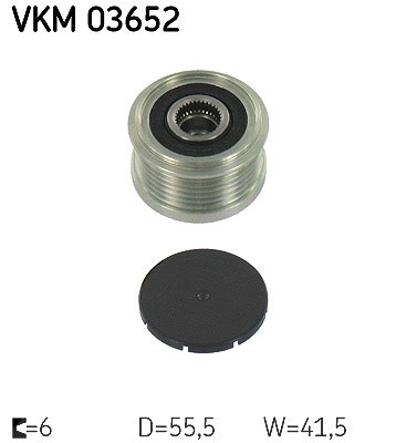 Skf Generatorfreilauf [Hersteller-Nr. VKM03652] für Volvo