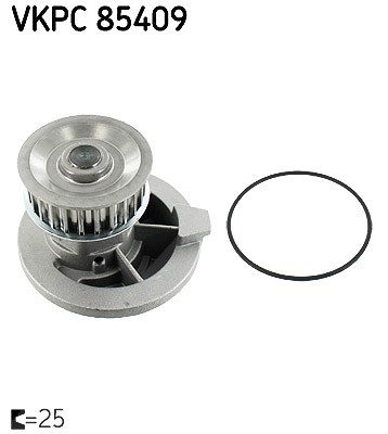 Skf Wasserpumpe [Hersteller-Nr. VKPC85409] für Vauxhall, Opel