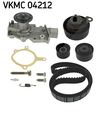 Skf Wasserpumpe + Zahnriemensatz [Hersteller-Nr. VKMC04212] für Ford