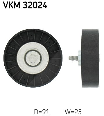 Skf Umlenk-/Führungsrolle, Keilrippenriemen [Hersteller-Nr. VKM32024] für Alfa Romeo, Fiat, Lancia