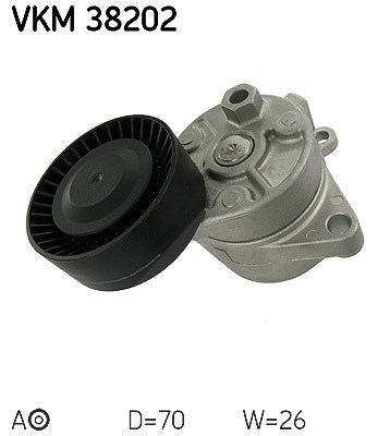 Skf Spannrolle, Keilrippenriemen [Hersteller-Nr. VKM38202] für BMW