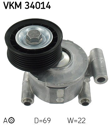 Skf Spannrolle, Keilrippenriemen [Hersteller-Nr. VKM34014] für Ford, Mazda, Volvo